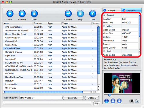 Xilisoft Apple TV Video Converter for Mac