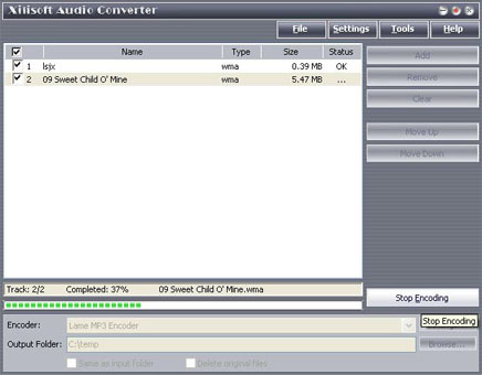 convert WMA to MP3