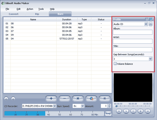 Xilisoft Audio Maker