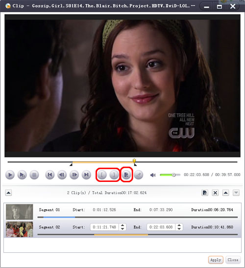 How to burn video segment to DVD