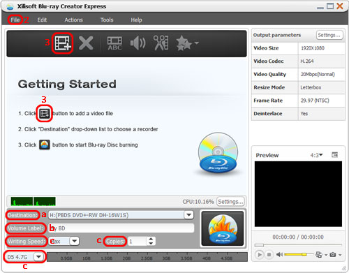 Xilisoft Blu-ray Creator Express