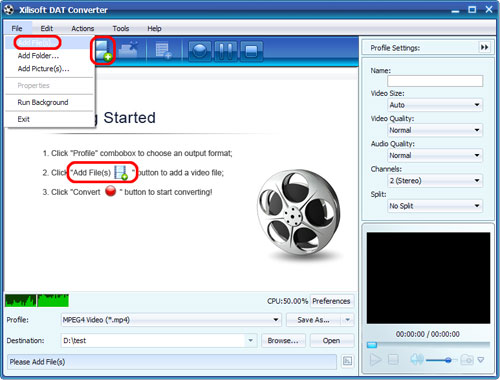 Xilisoft DAT Converter, Convert DAT to AVI, DAT to AVI Converter