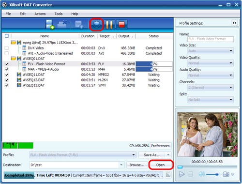 Xilisoft DAT Converter, Convert DAT to AVI, DAT to AVI Converter