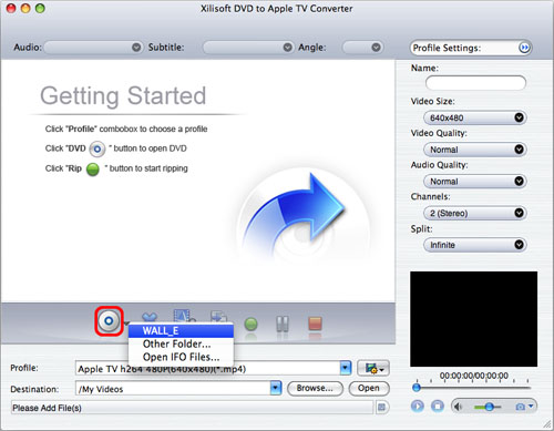 Xilisoft DVD to Apple TV Converter for Mac