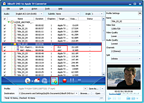 Xilisoft DVD to Apple TV Converter