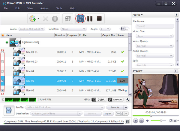 Xilisoft DVD to MP4 Converter