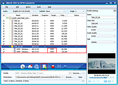 Xilisoft DVD to WMV Converter