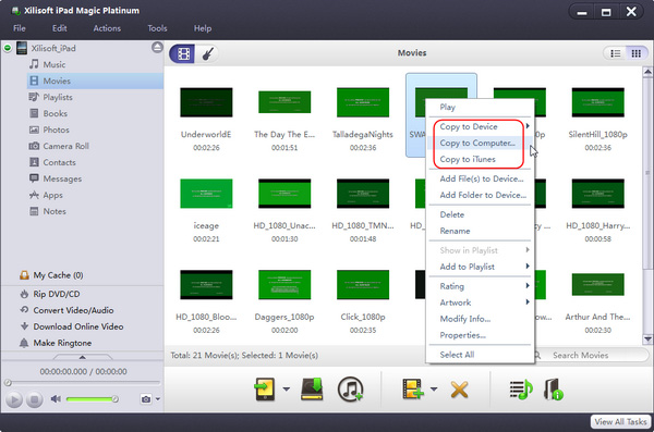 Transfer iPad files to iTunes