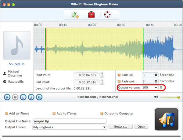 Xilisoft iPhone Ringtone Maker for Mac