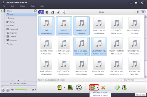 Xilisoft iPhone Transfer