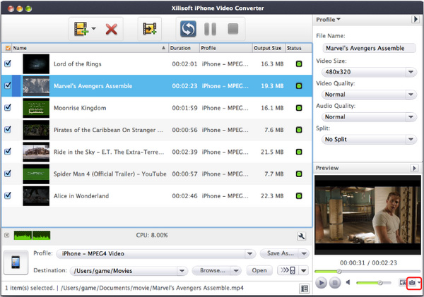 Xilisoft iPhone Video Converter for Mac