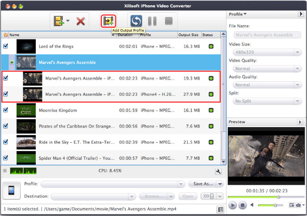 Xilisoft iPhone Video Converter for Mac