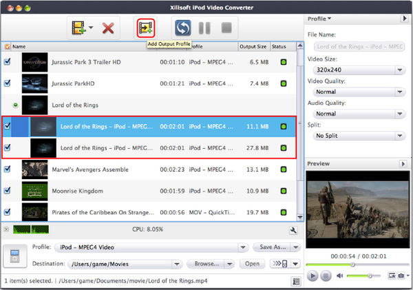 Xilisoft iPod Video Converter for Mac