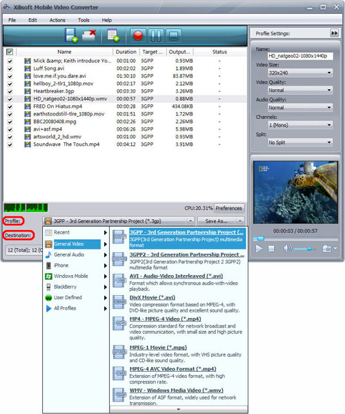 Xilisoft Mobile Video Converter