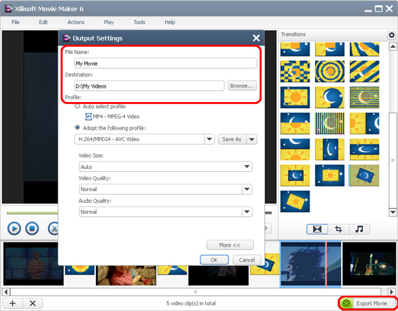 Xilisoft Movie Maker 