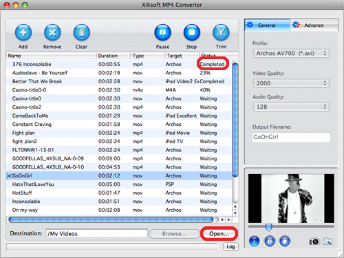Xilisoft MP4 Converter for Mac