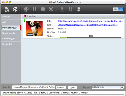Xilisoft Online Video Converter for Mac
