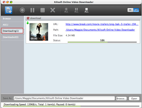Xilisoft Online Video Downloader for Mac
