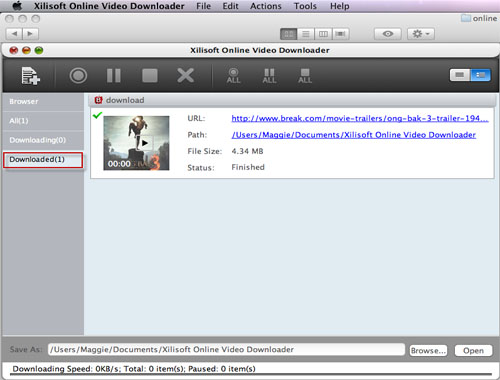 Xilisoft Online Video Downloader for Mac