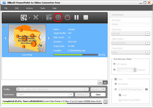 Xilisoft PowerPoint to Video Converter Free
