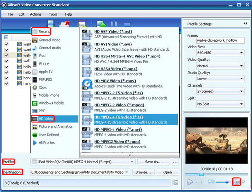 Xilisoft Video Converter Standard