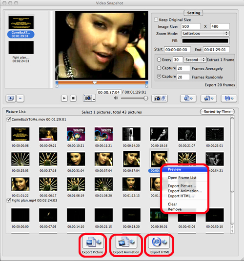 Xilisoft Video Snapshot for Mac