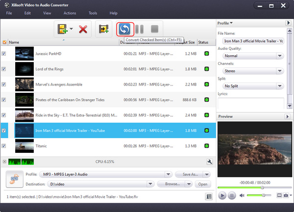 Xilisoft Video to Audio Converter