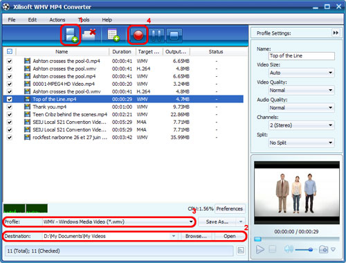 Xilisoft WMV MP4 Converter