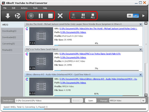 Xilisoft YouTube to iPod Converter