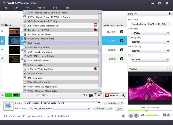 Xilisoft 3GP Video Converter
