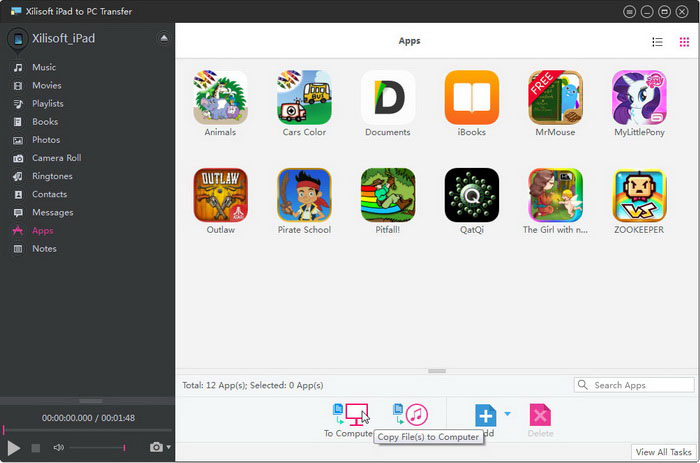 Xilisoft iPad to PC Transfer
