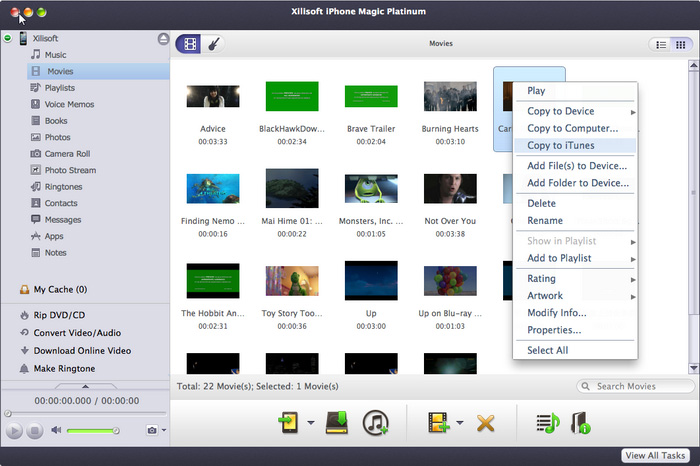 Xilisoft iPhone Magic Platinum for Mac 