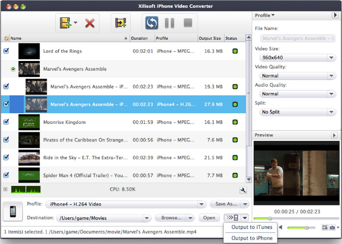 Xilisoft iPhone Video Converter for Mac