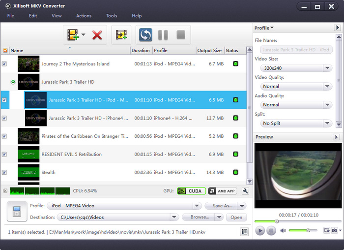 Xilisoft MKV Converter