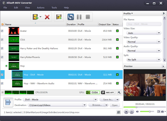 Xilisoft MOV Converter