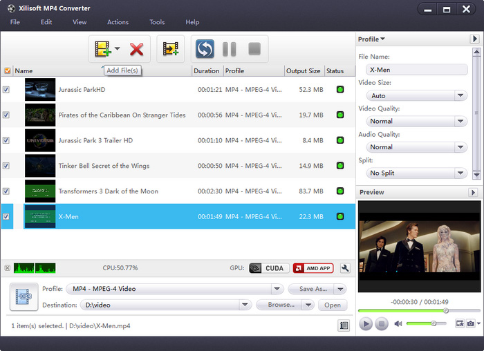 Xilisoft MP4 Converter