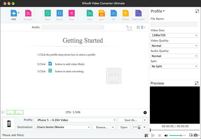 Xilisoft Video Converter Ultimate for Mac